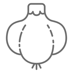 Garlic stroke icon PNG Design Transparent PNG