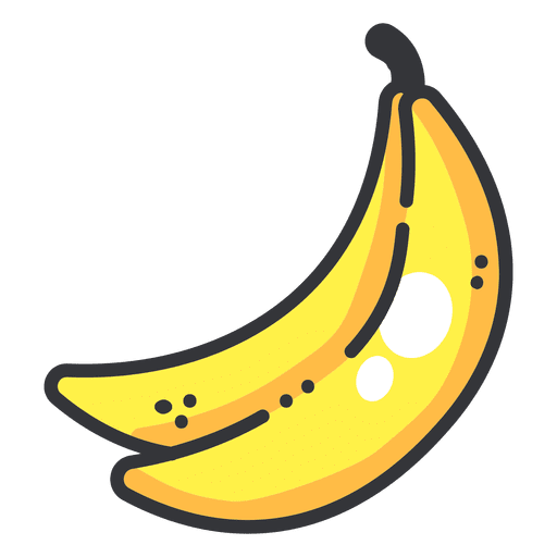 Peeled Banana Semi Flat PNG & SVG Design For T-Shirts