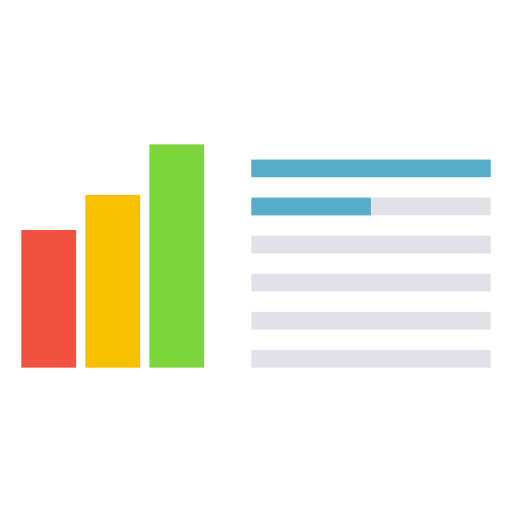 Balkendiagramm PNG-Design