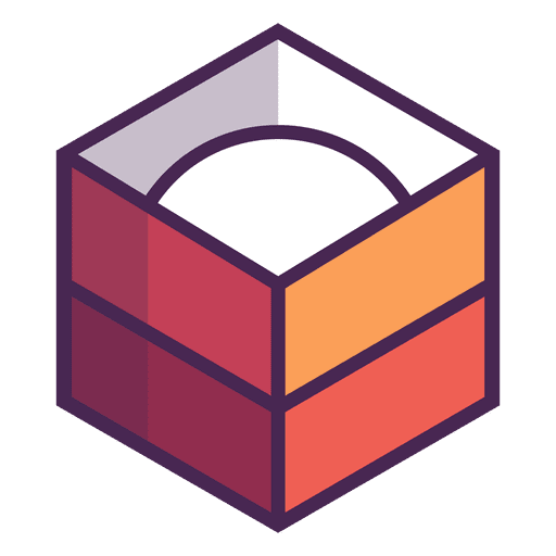 Box logo round PNG Design