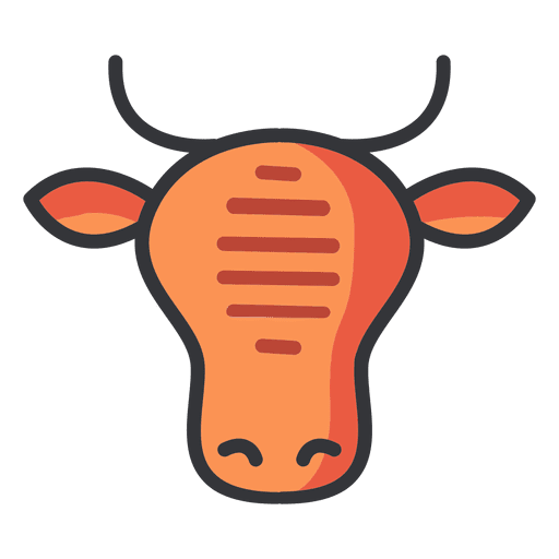 Cow icon meat PNG Design