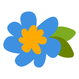 Ilustração de flor plana Transparent PNG