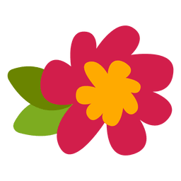 Flat Flower Illustration Doodle PNG & SVG Design For T-Shirts