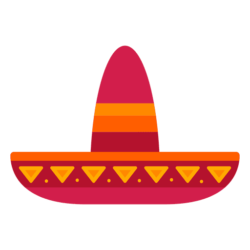 Sombrero plano mexico - Descargar PNG/SVG transparente