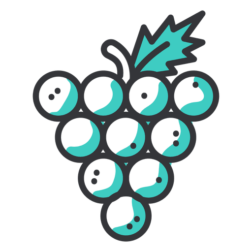 Grape stroke icon PNG Design