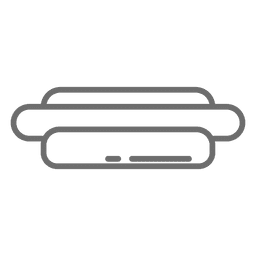 Ícone de derrame de cachorro-quente Desenho PNG