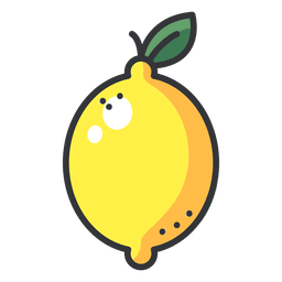 Icono de color limón Diseño PNG