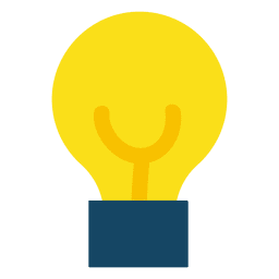 Ilustración de bombilla Diseño PNG