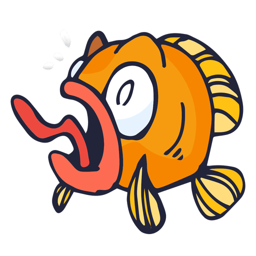 Download Orange Fish Cartoon Transparent Png Svg Vector File