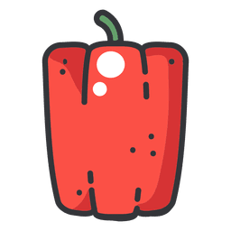 Pepper color icon PNG Design Transparent PNG