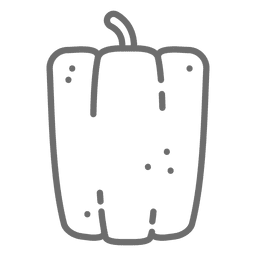 Ícone de traço de pimenta Desenho PNG