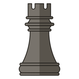 Rook figura de ajedrez Diseño PNG Transparent PNG