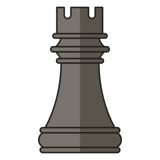 Rook chess figure PNG Design