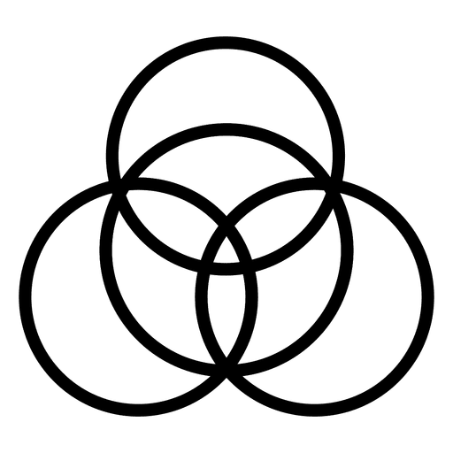 Trazo del logotipo de la vida de la semilla