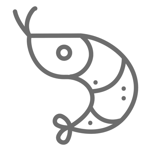 Shrimp Stroke Symbol PNG-Design