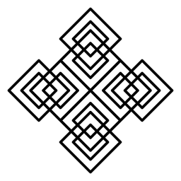 Forma de logotipo cuadrado Diseño PNG
