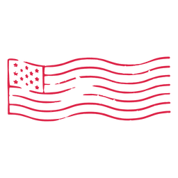 Usa stamp post PNG Design