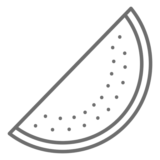 Watermelon icon slice PNG Design