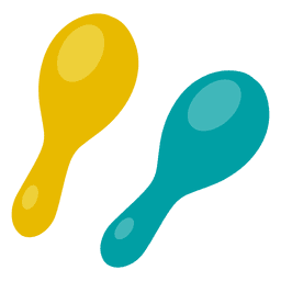 Ilustración de maraca Diseño PNG