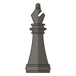 Bishop chess figure PNG Design