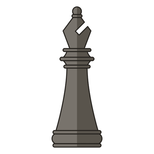 Bishop chess figure PNG Design