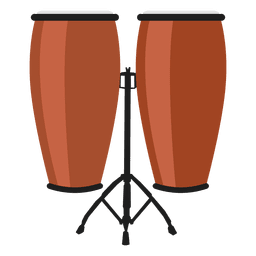 Ilustración de percusión de congas Transparent PNG