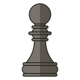 Pawn chess figure PNG Design