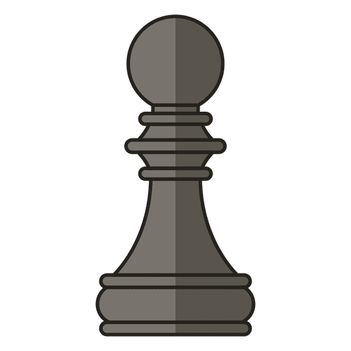 Figura de ajedrez pe?n Diseño PNG