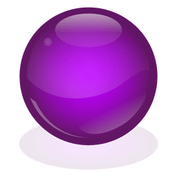 Purple marble ball PNG Design