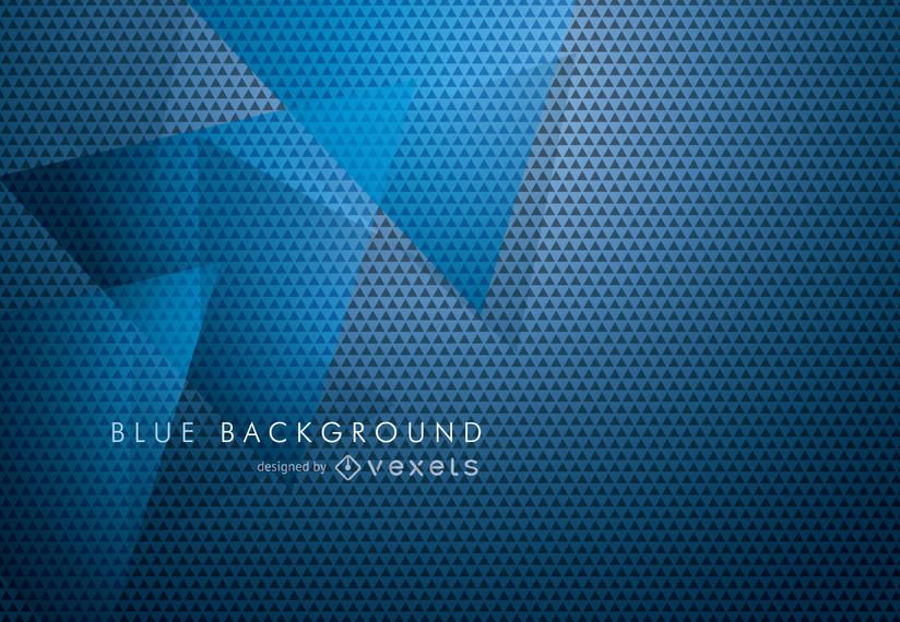 Abstract background in blue with triangles Abstract background in blue with triangles