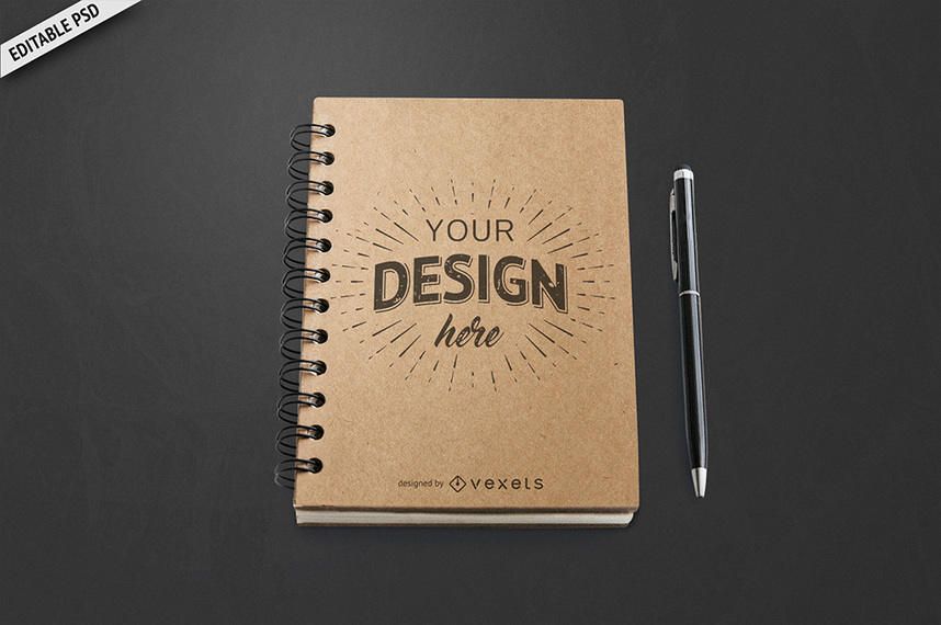 Maquete de notebook PSD Maquete de notebook PSD