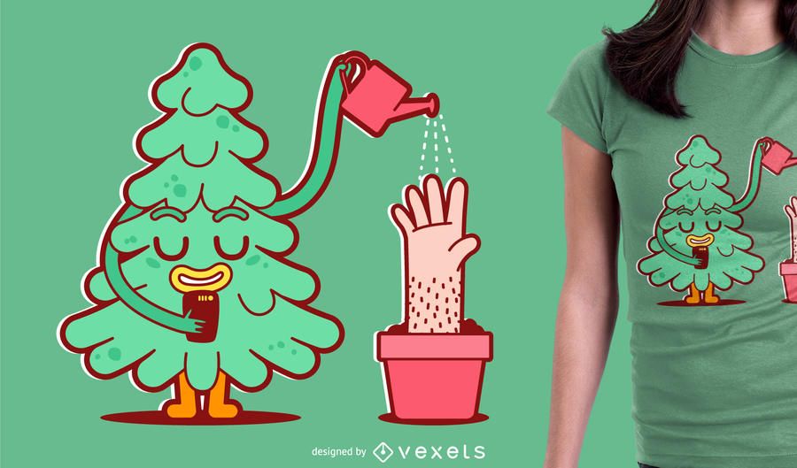 Flat cartoon tshirt illustration design Flat cartoon tshirt illustration design
