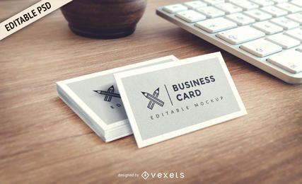 Tarjeta de visita PSD mockup Tarjeta de visita PSD mockup