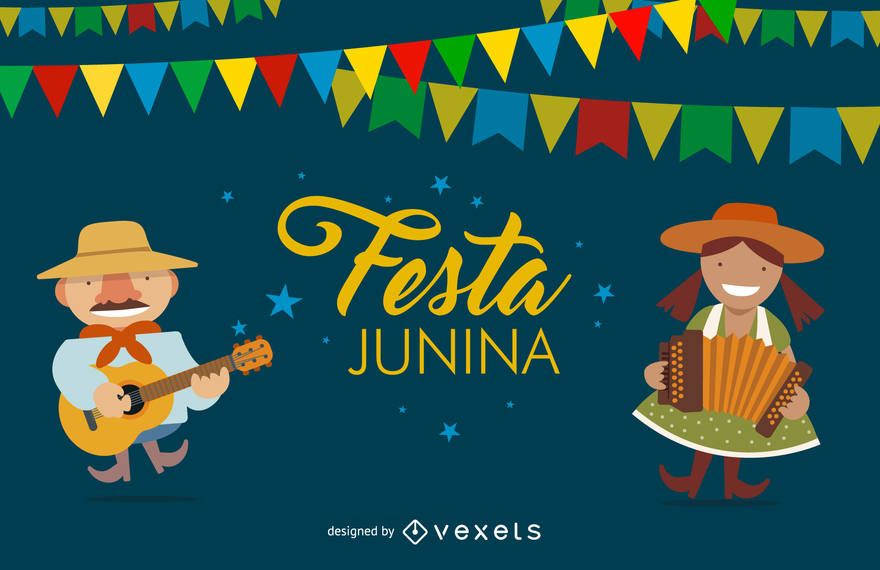 Design plano Festa Junina Design plano Festa Junina