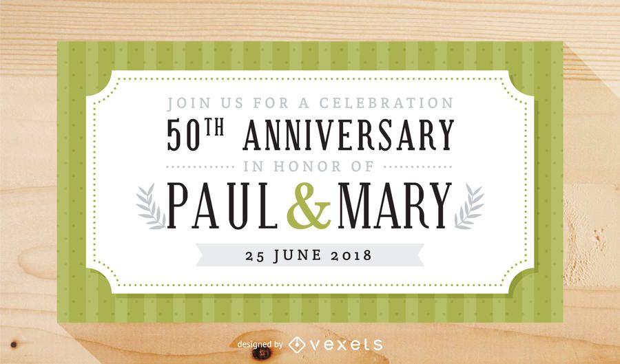Elegant wedding anniversary celebration invitation Elegant wedding anniversary celebration invitation