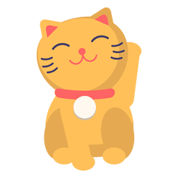 Cor maneki neko gato Desenho PNG