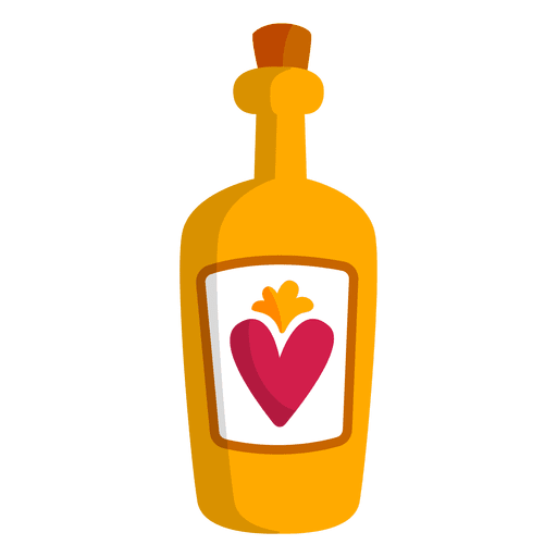 Flaschenlikör Tequila PNG-Design