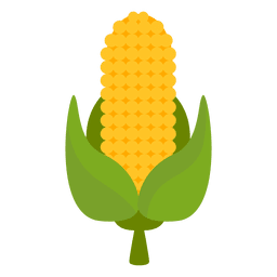 Ícone de desenho animado de milho Transparent PNG