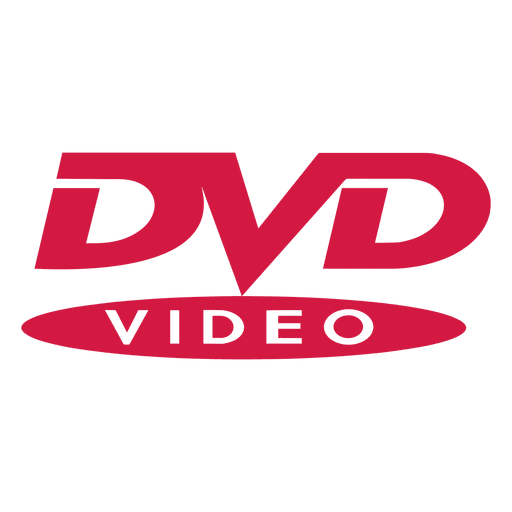 DVD-Logo rot PNG-Design