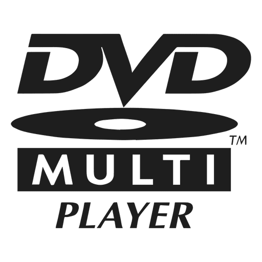 Logotipo do leitor de DVD multi Desenho PNG