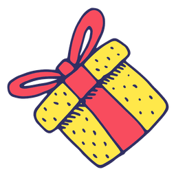 Ícones de desenho animado para presente Desenho PNG