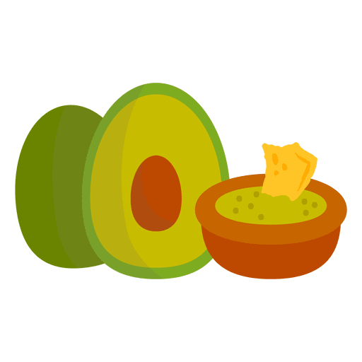 Desenhos animados de guacamole