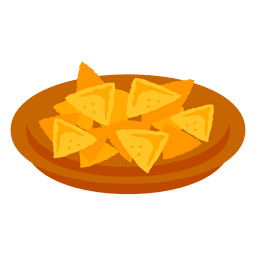 Diseño PNG Y SVG De Comida De Dibujos Animados De Nachos Para Camisetas