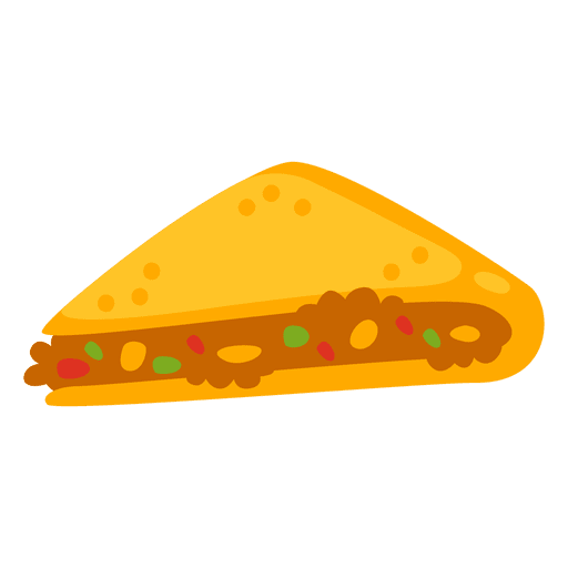 Icono de comida de quesadilla Diseño PNG