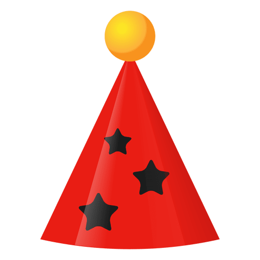 Download Red Birthday Hat Icon Transparent Png Svg Vector File