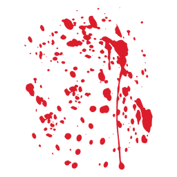 Red blood splatter Transparent PNG