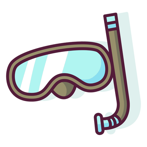 Conjunto de iconos de snorkel Descargar PNG/SVG transparente