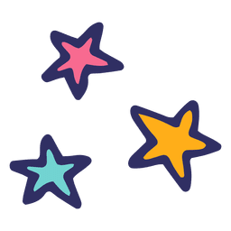 Desenho do ícone de estrelas