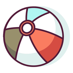 Summer ball PNG Design