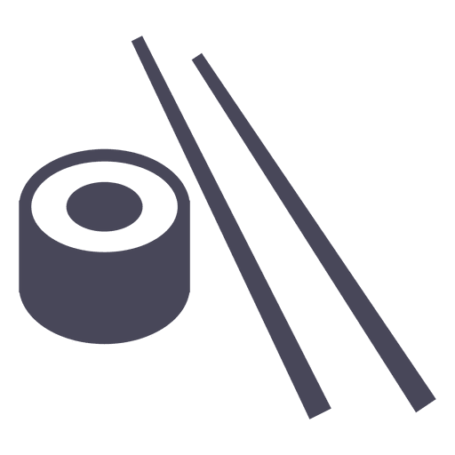 Palos de icono de sushi Diseño PNG